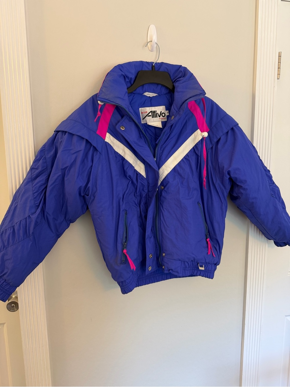 Vintage 80s Club Altivo Colorblock Ski Jacket Women’s